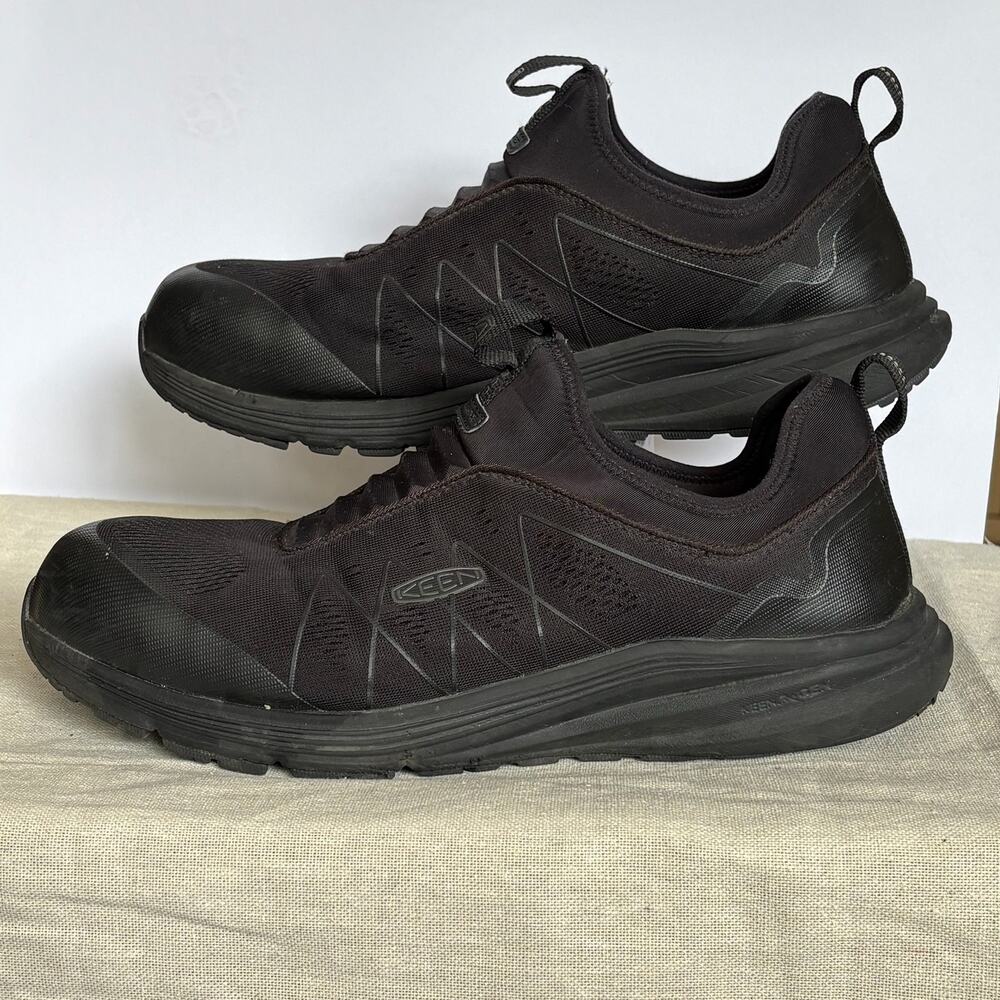KEEN Utility Kenton ESD Work Shoes Carbon Toe Black Men's 14 EE Wide SD35 - Picture 10 of 10